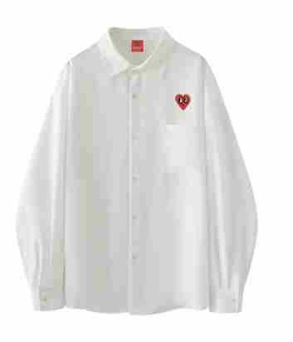 Minimal White Heart Shirt